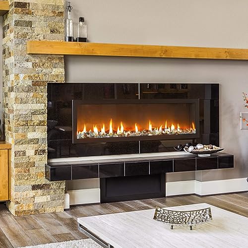 Miniatura 5 de Mr. Fireglass Vidrio de fuego reflectante mezclado de 10 libras para fogata, chimenea y paisajismo, rocas de vidrio de fuego de colores mezclados de