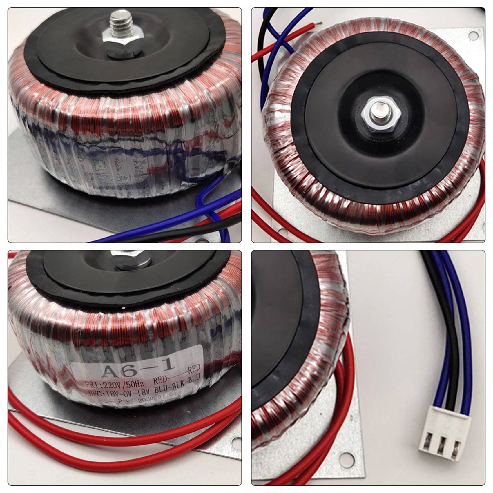 2X Doppio Trasformatore Toroidale Nel Rame da 15 V Trasformatore Un Doppio Circuito di Alimentazione per Amplificatore di Potenza