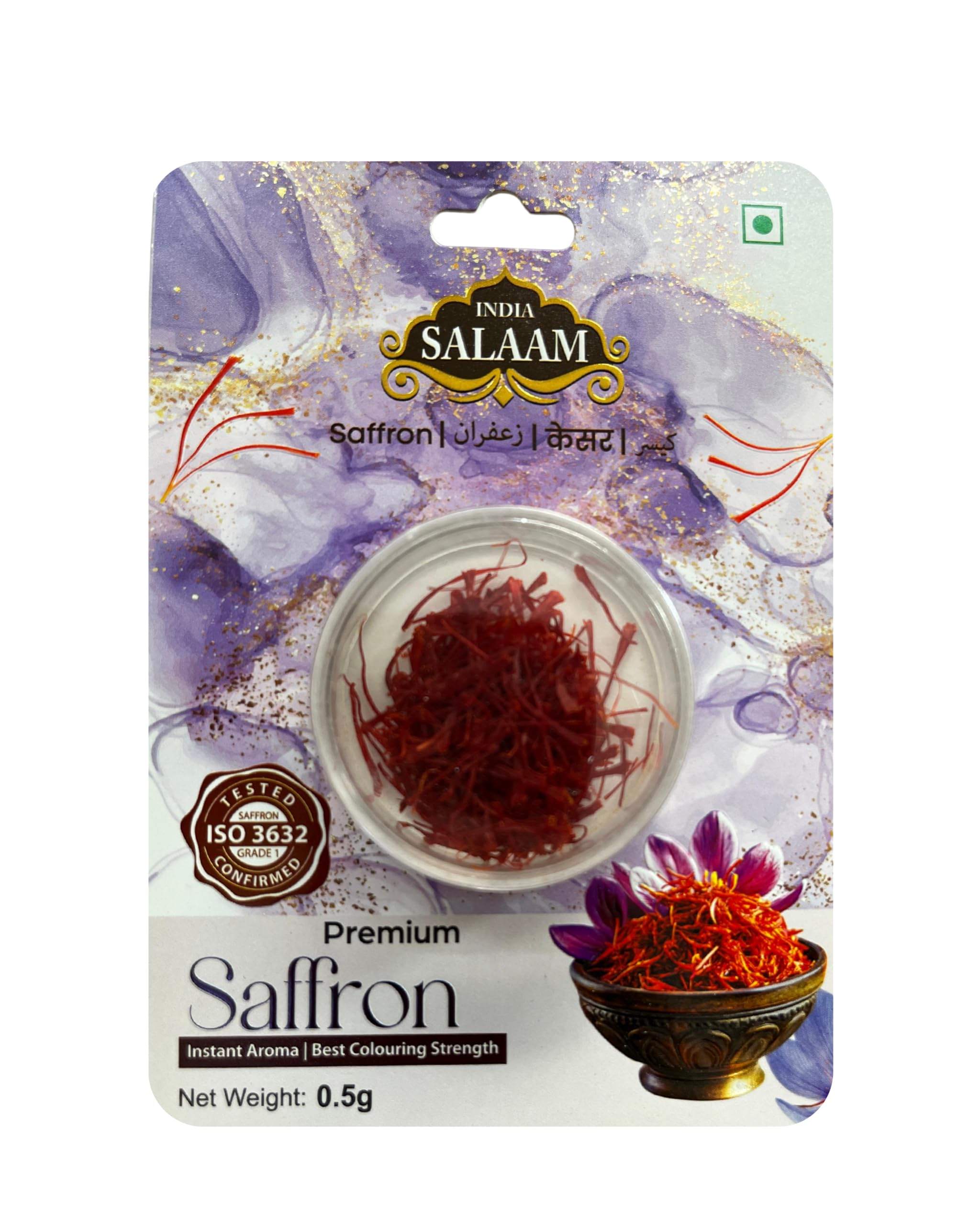 India Salaam Premium Saffron | Pure & Handpicked Kesar Threads | High Aroma & Rich Color | Grade A++ | 0.5g-image-48