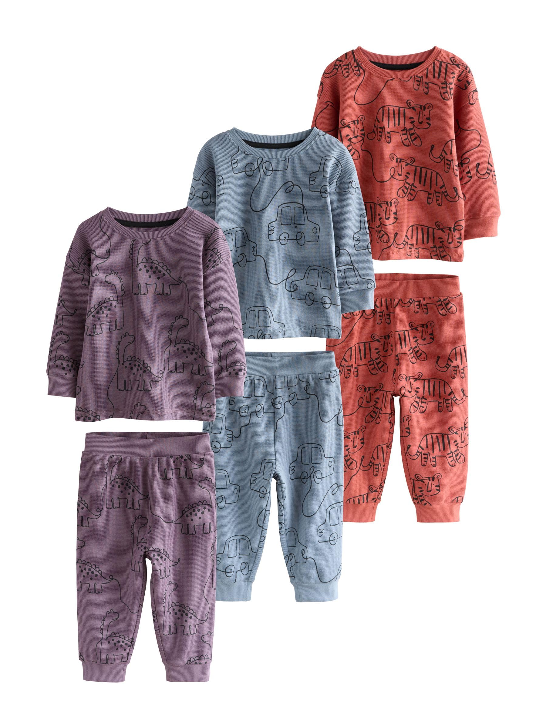 NEXT Jungen Schlafanzug in Oversized-Passform, 3er-Pack