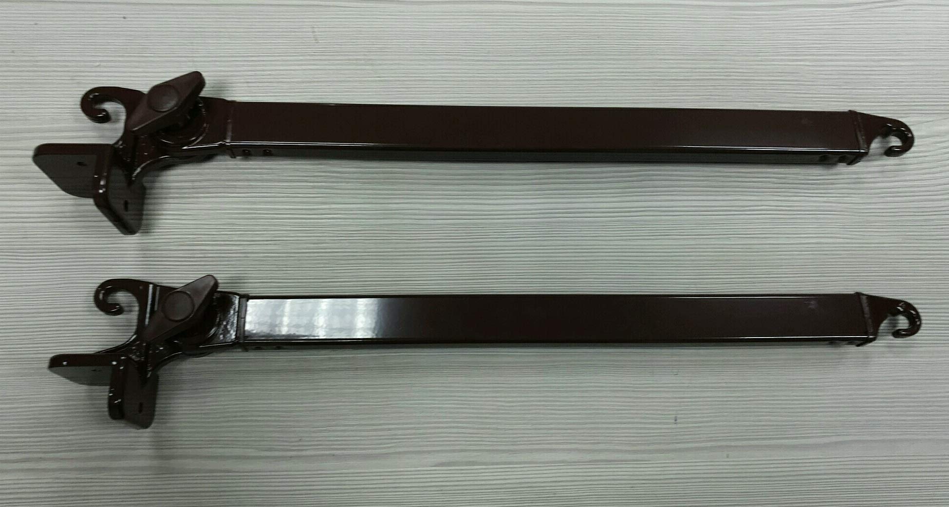 Braccetti Per Tenda Da Sole | Fissaggio Ringhiera O Muretto | Regolabile 0-180° | Bianco O Marrone - Foto 5