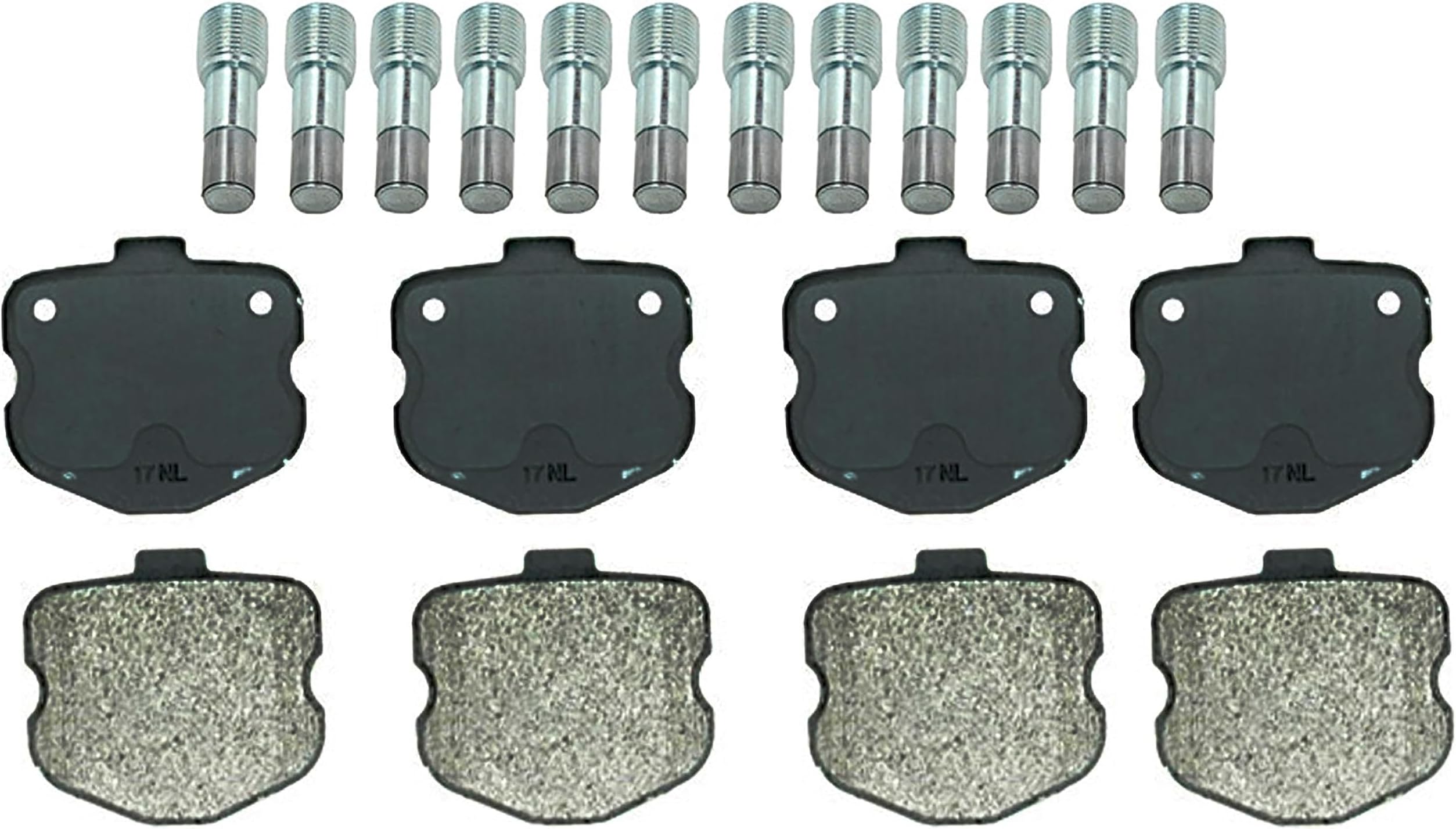 ACDelco Rear Semi Metallic Disc Brake Pad Fits 2007-2016 Jeep Liberty Wrangler 14D1274MH - The