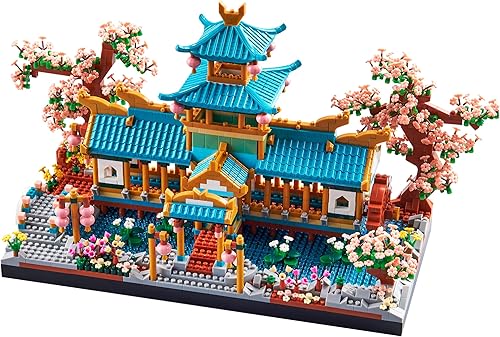 Exquisitos bloques de construcción Suzhou Garden - Juego de 2350 piezas  Replica la arquitectura china  Desafiante juguete de bricolaje para adultos