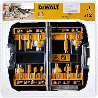 DEWALT Kit Fresas para Tupia com 12 Peças DW90016LA