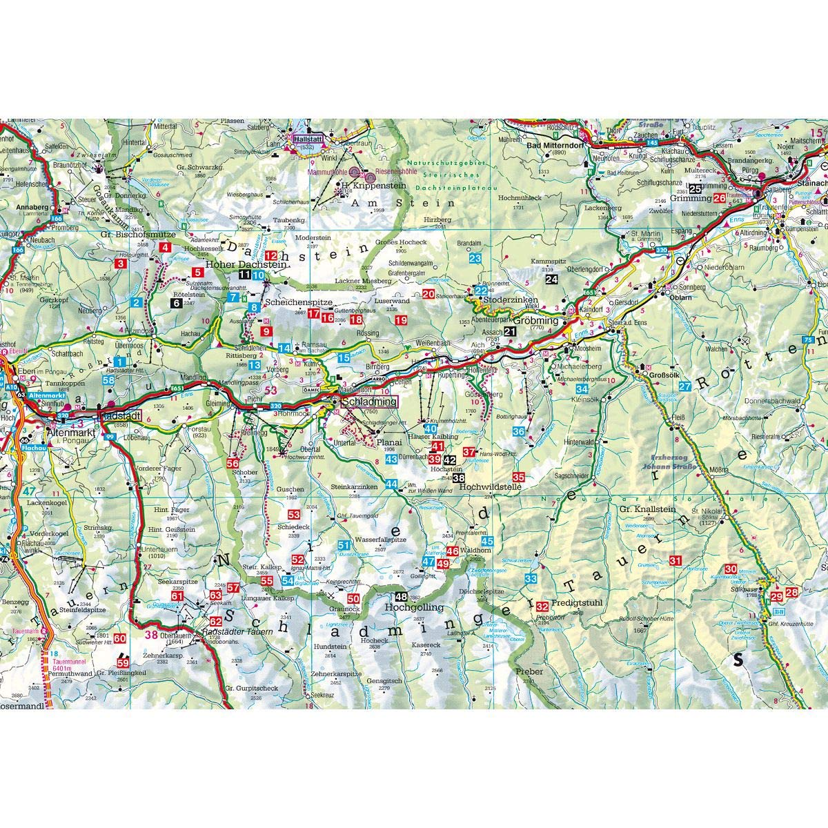 Dachstein-Tauern Ost: Radstadt – Filzmoos – Ramsau – Schladming – Sölk. 63 Touren mit GPS-Tracks