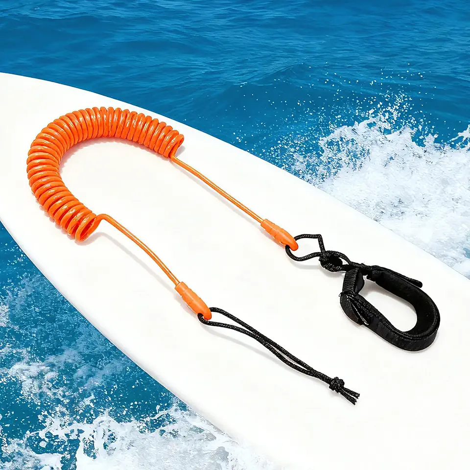 Cordão de prancha de surf, trela de prancha de surf, prancha de remo para pés, segurança, pé, água, esqui, corda para pés, trela de surf para pranchas de surfe
