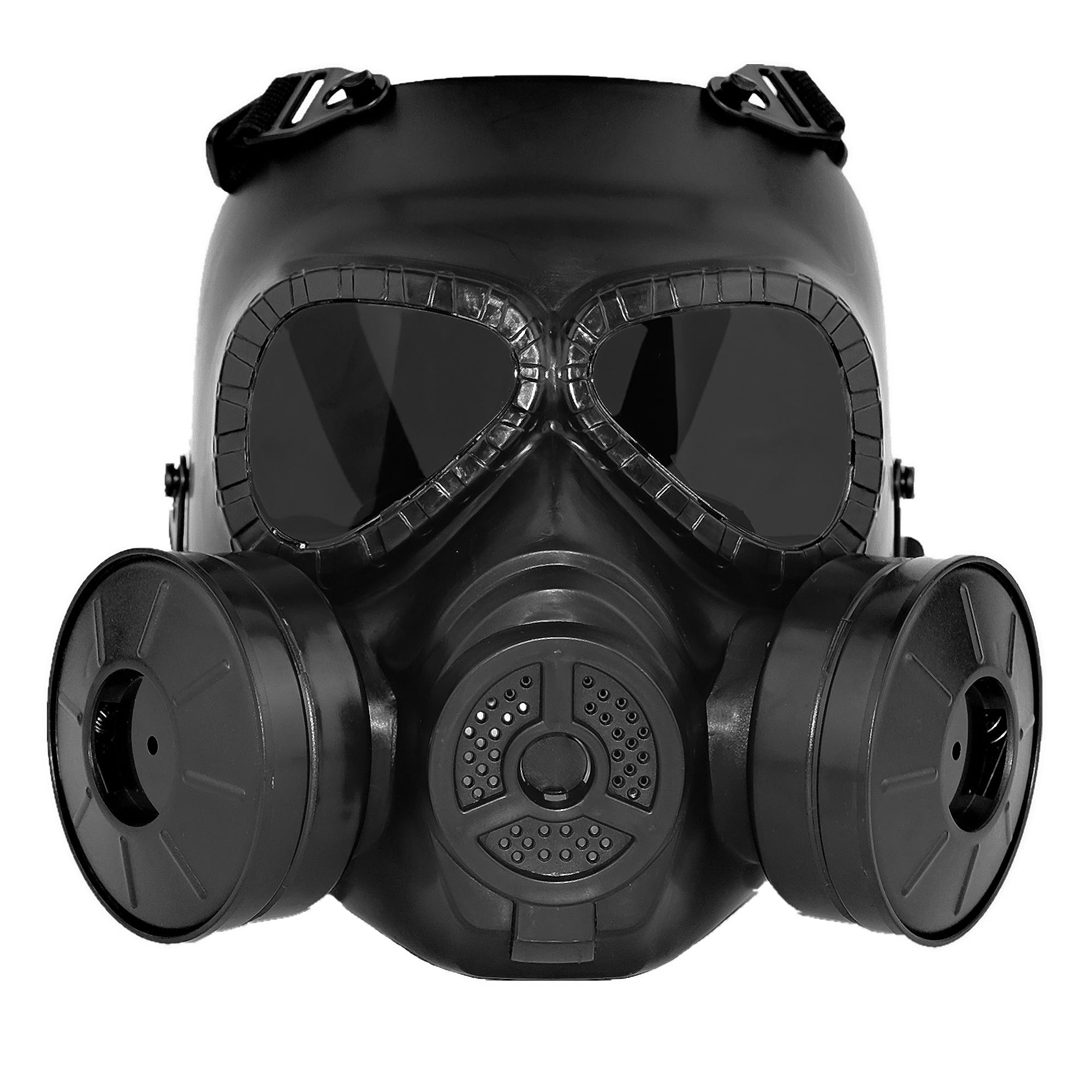 Maschera Softair Tattico Maschere Paintball Airsoft Dummy Anti Fog Gas Maschera con Doppio Turbo Giochi CS Protection Gear per bbs