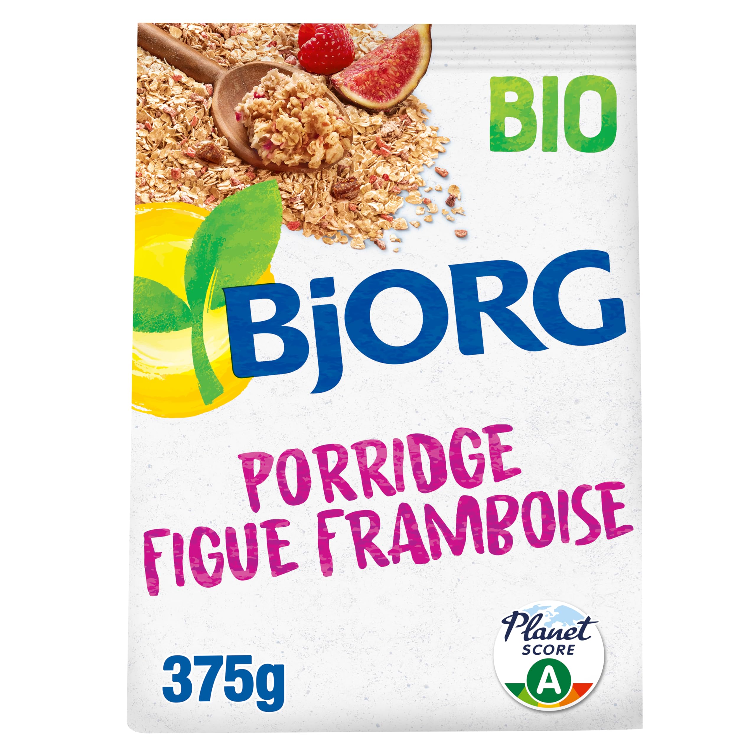 Bjorg Porridge Figue Framboise Bio 375g