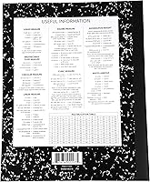 Vista 3 de School Smart Libro de composición a rayas de cubierta flexible, 60 hojas, 9-3/4 x 7-1/2 pulgadas