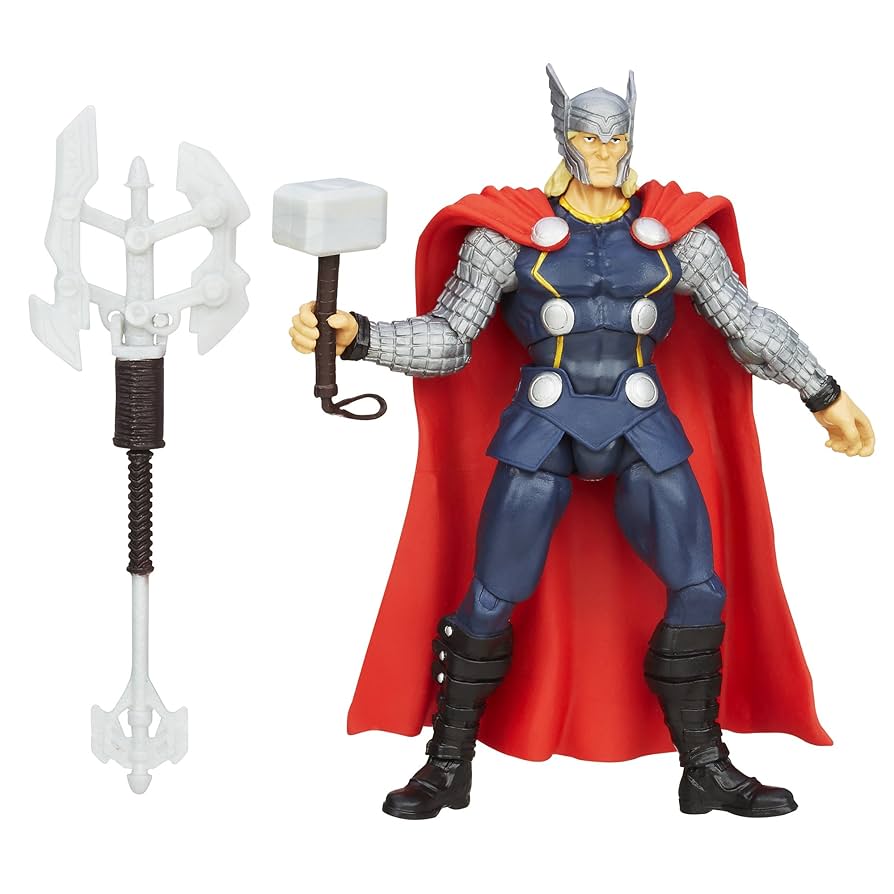 Amazon.com: Marvel Avengers Assemble Thunder Axe Thor Figure