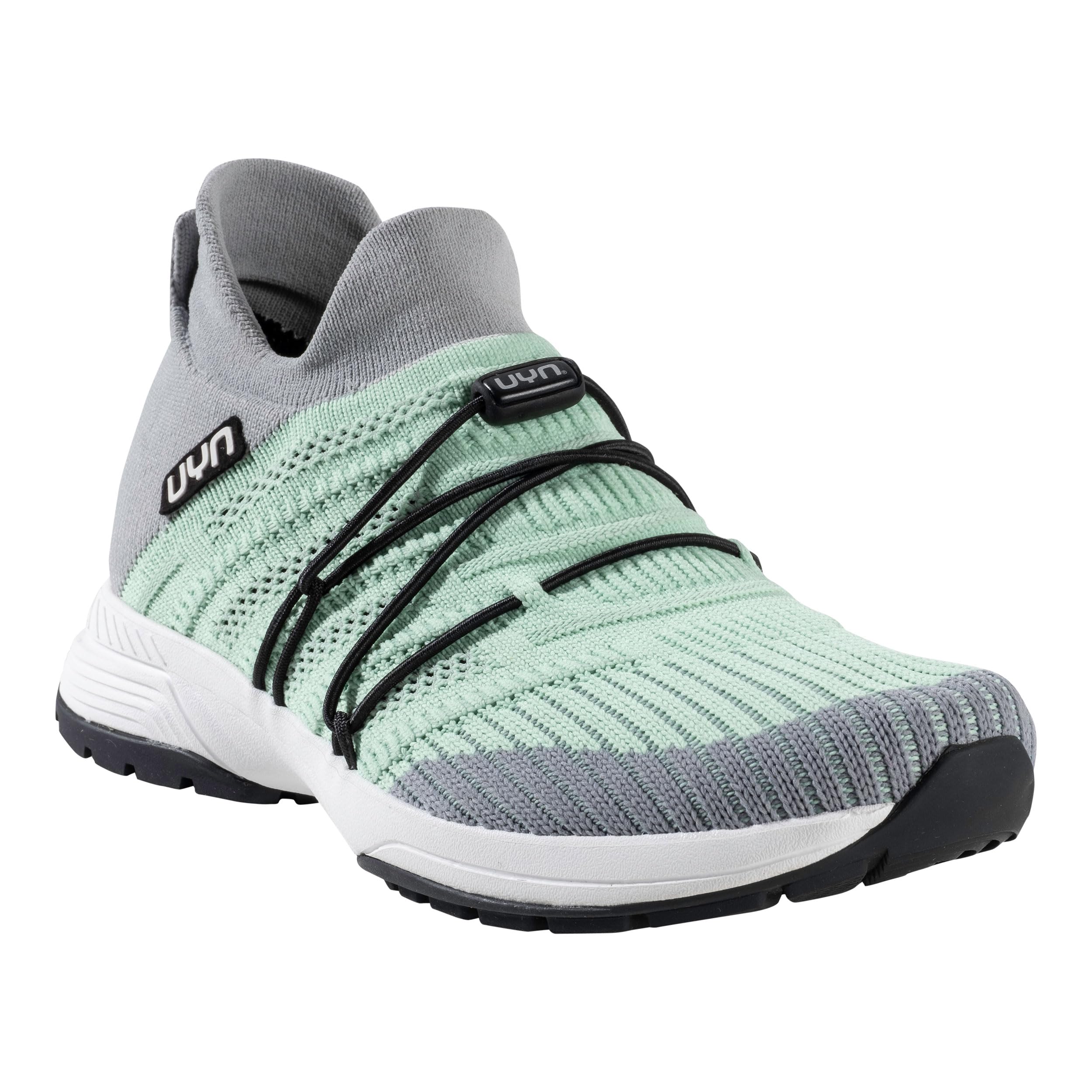 UYN Y100012 Free Flow Tune Sneaker Female Mint/Silver UK 5.5