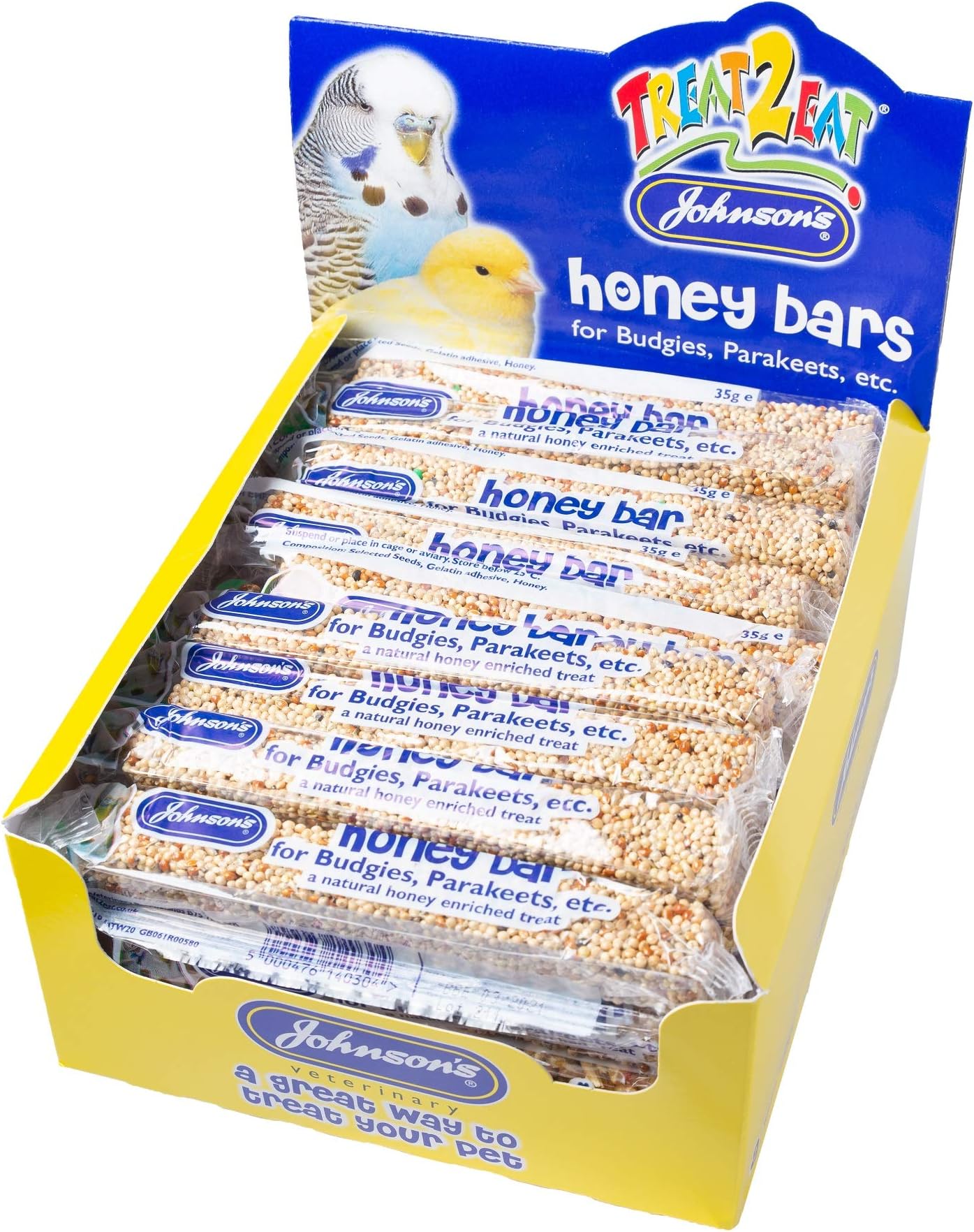 10 Johnsons Honey Bars For Budgies