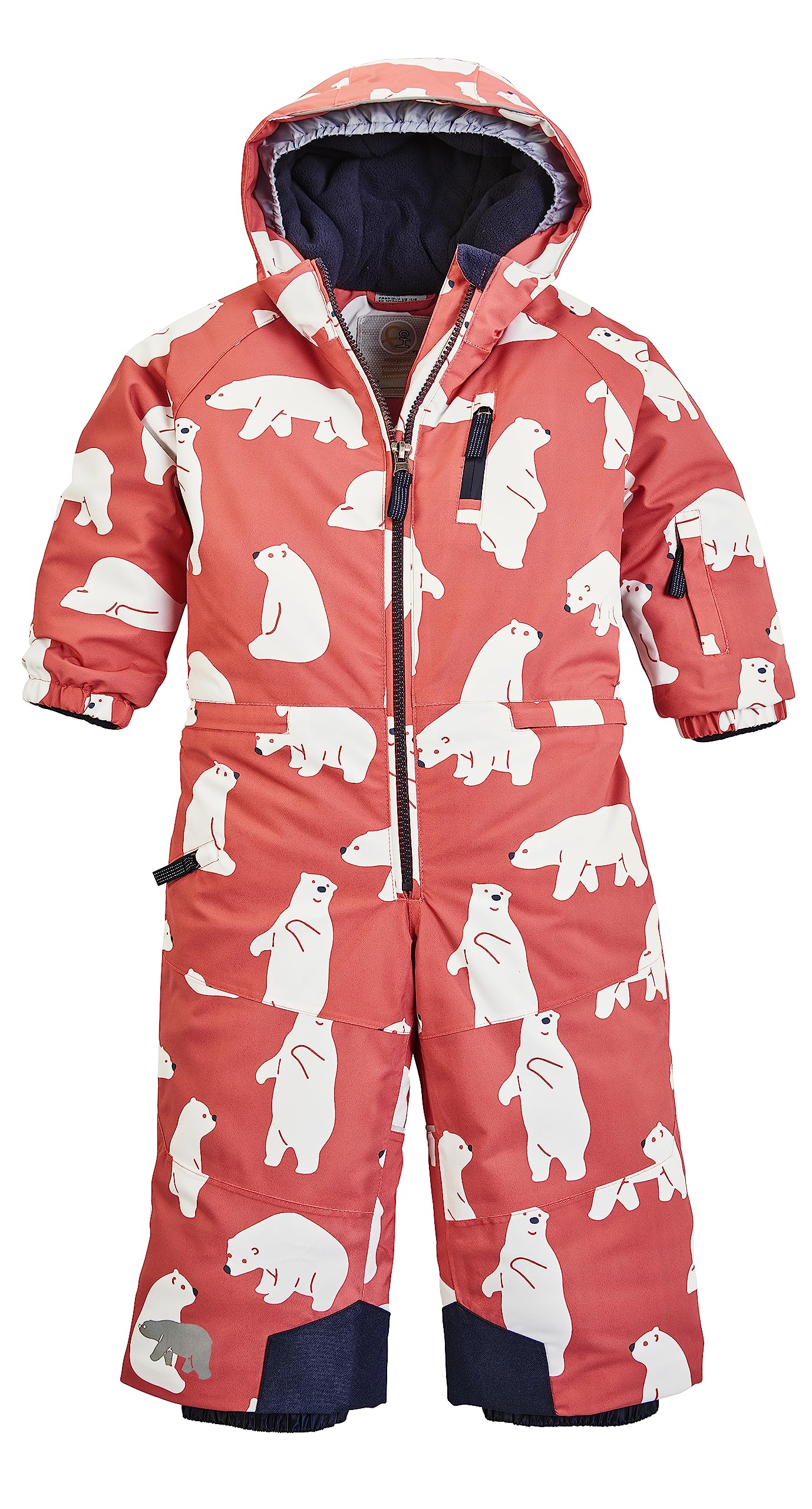 first instinct by killtec FISW 33 MNS ONPC Hooded Waterproof Ski Overall/Snowsuit Mineral Red
