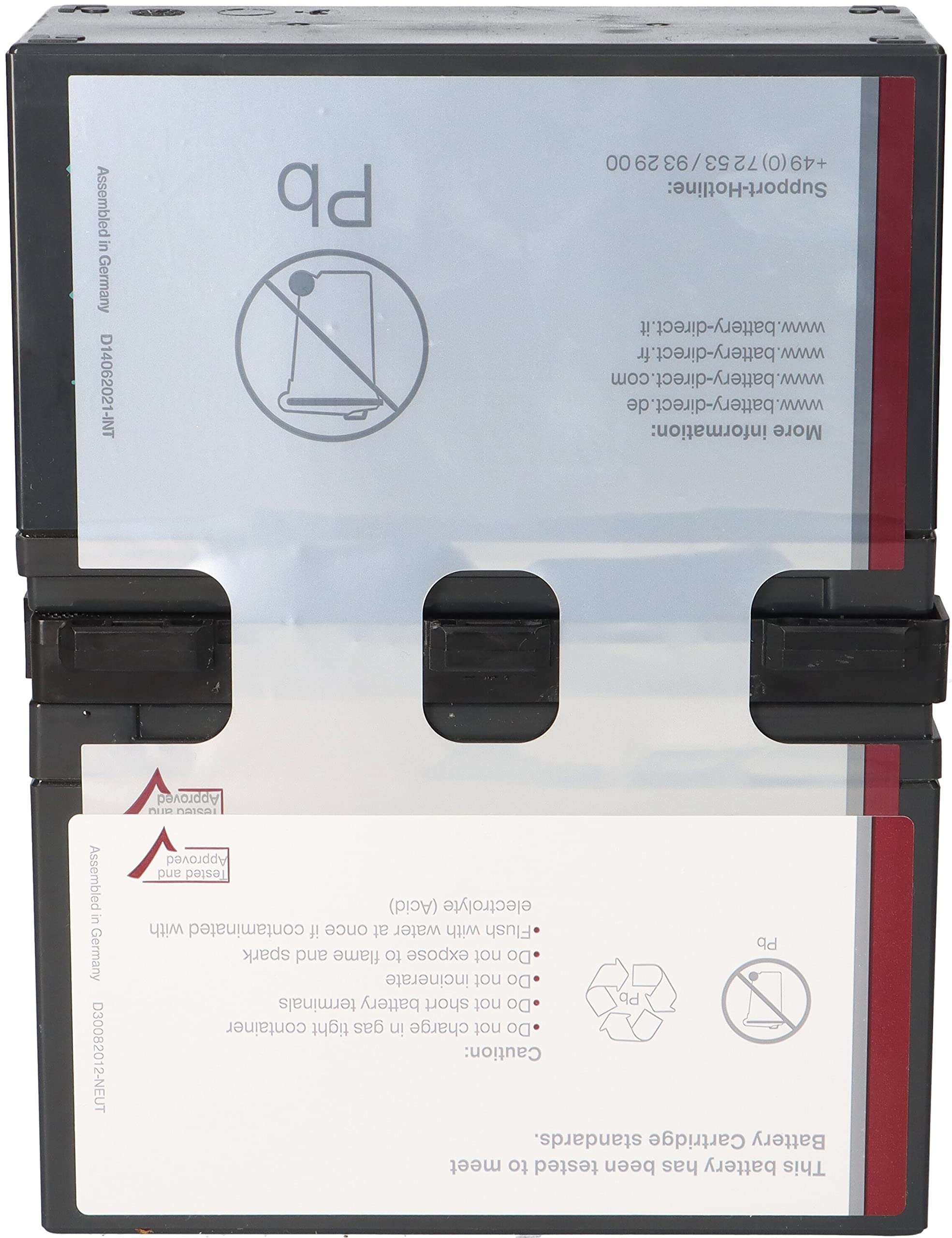 Batteria compatibile APC Smart UPS C 1000 & APC Back UPS Pro 1200/1500 APCRBC124