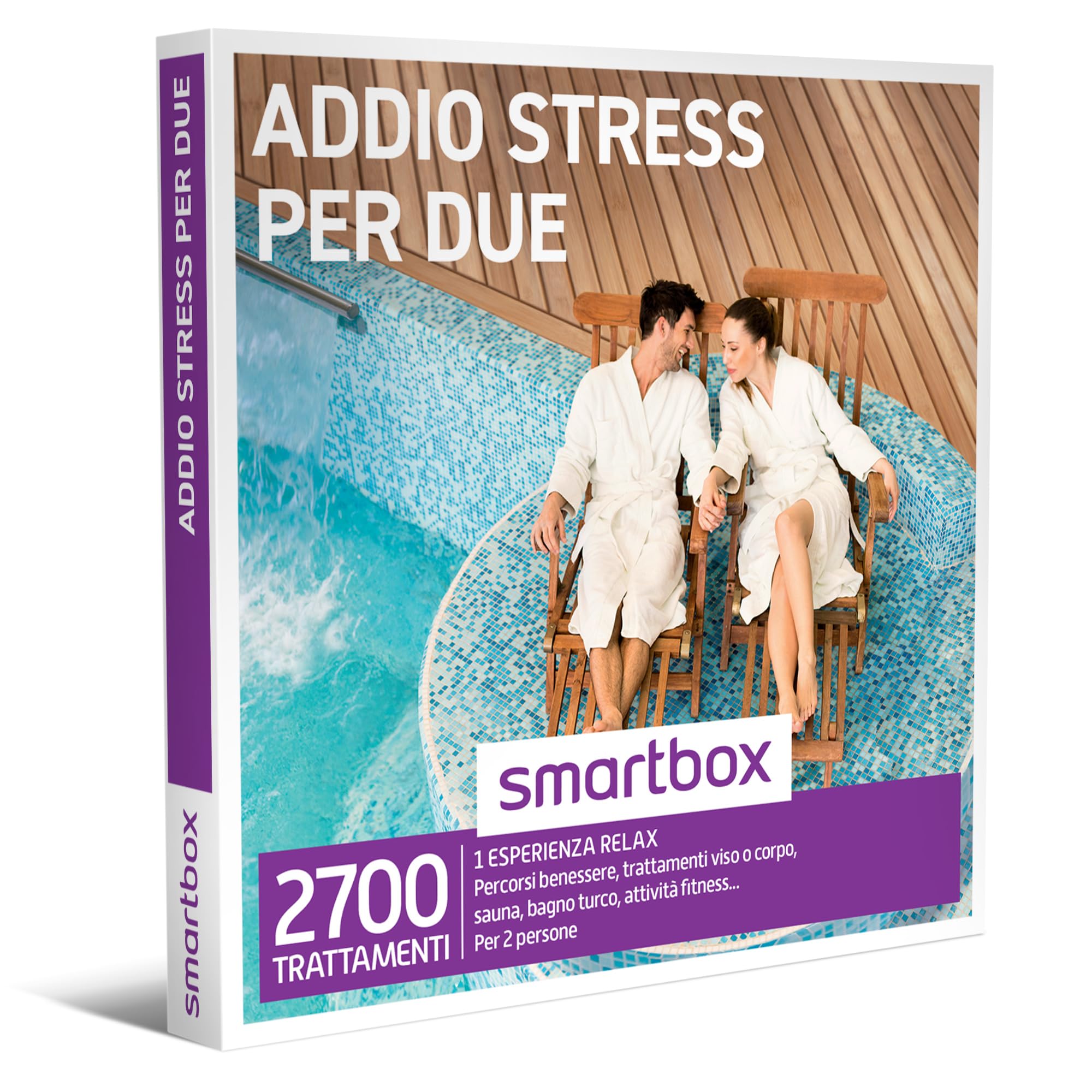 Smartbox Cofanettoregalo Addio stress per due, Idea regalo benessere