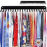 Lapetale Fashion Medal Hanger Holder Display Rack,Race bib Medal Display with 20 Simple Hooks, Race Medal Display Holder,Hanger for Medals
