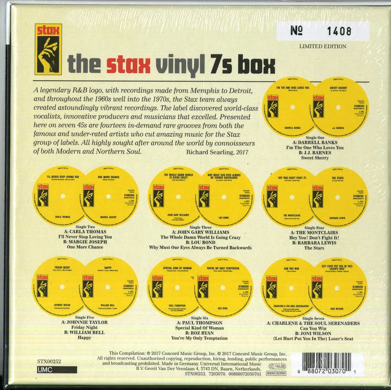 Stax Northern Soul Singles