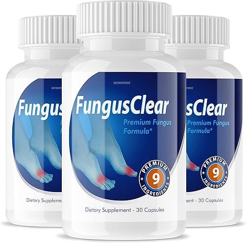 Paquete de 3 píldoras probióticas transparentes para hongos Nueva fórmula avanzada de FungusClear Max pescado hongos ClearPills Fungus Tabletas