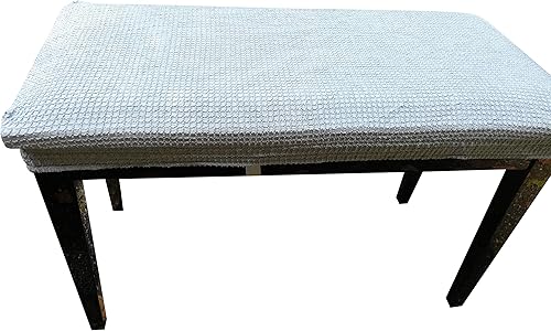 Miniatura 12 de Protector de banco de comedor impermeable, perfecto para niños, ancianos, restaurantes, clínicas dentales, fiestas y hogares. Lavable a máquina, Gris