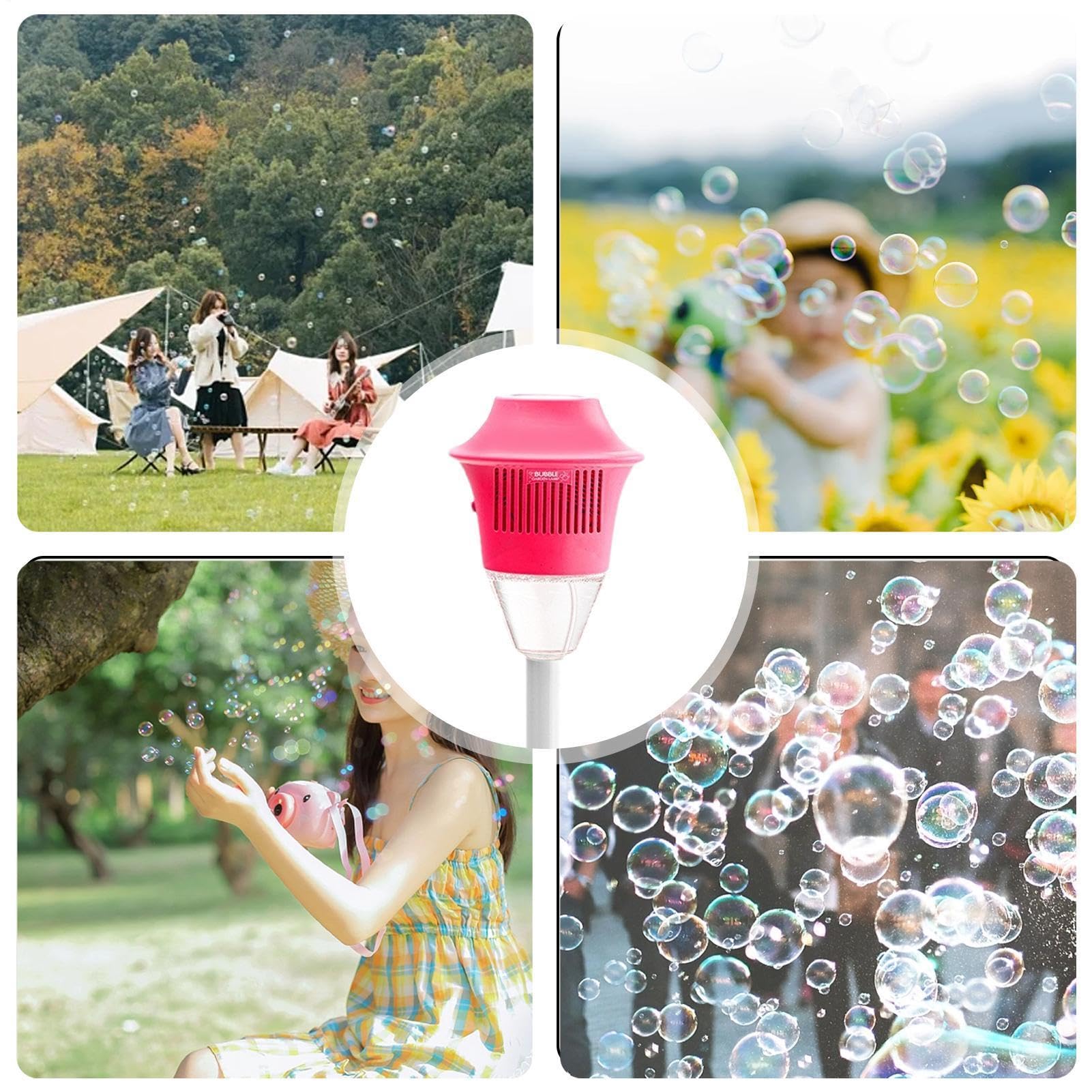 Macchina automatica per bolle di sapone, produttore di | Giocattolo a bolle con suono e luce per feste di compleanno, lauree, matrimoni