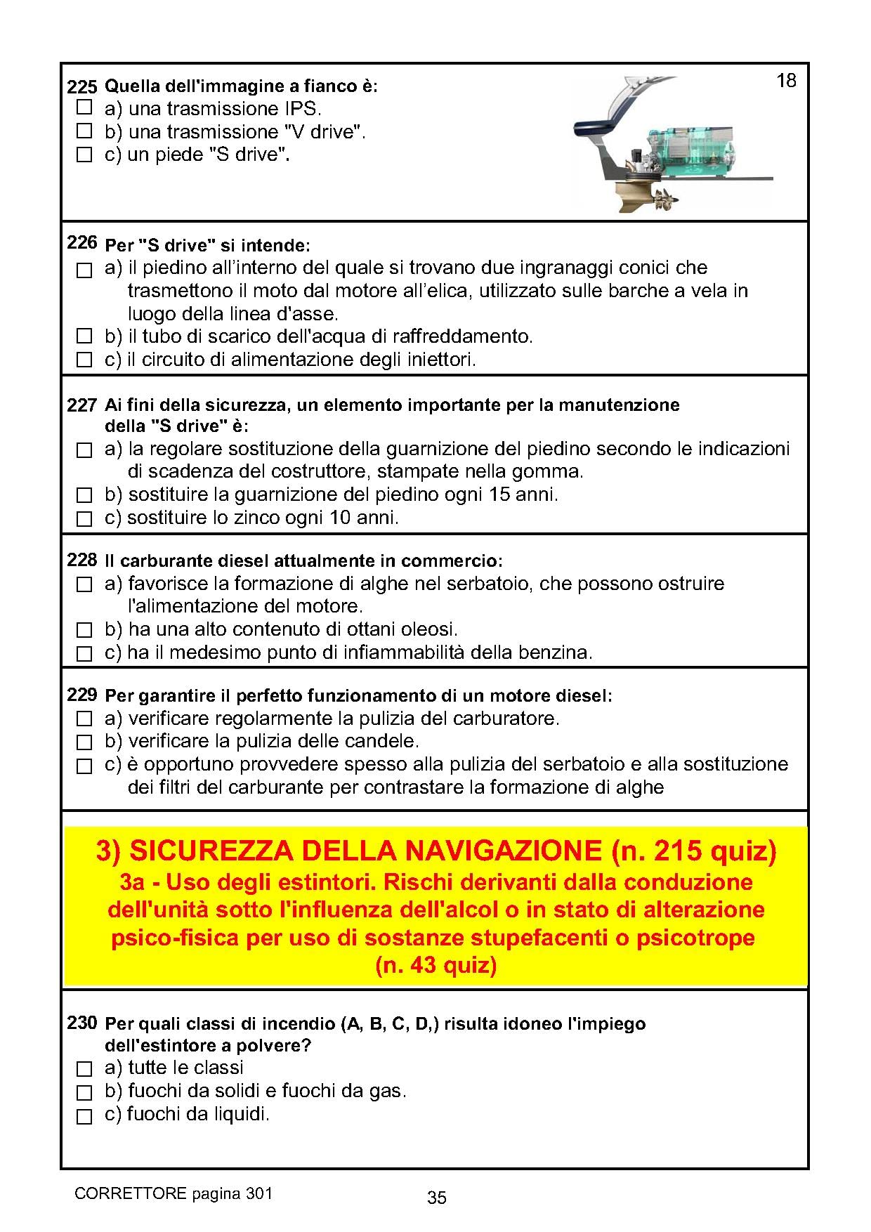 I nuovi quiz per la patente nautica per imbarcazioni a motore e a vela. Entro e oltre le 12 miglia - RISTAMPA 28 DICEMBRE 2023 -