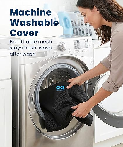 Miniatura 7 de Everlasting Comfort Cojín de asiento de espuma viscoelástica recomendado por médicos para sillas de oficina y automóvil, accesorios ergonómicos