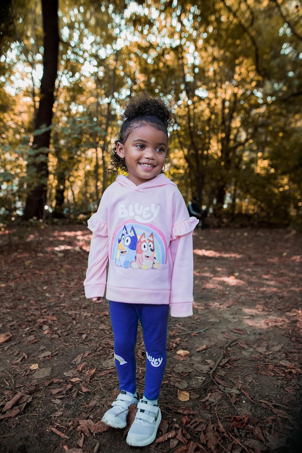 Bluey Girls Fleece Hoodie and Leggings Outfit Set - Image 5