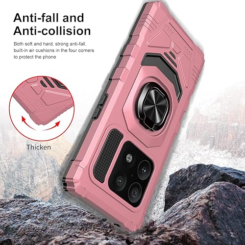 Miniatura 6 de Funda para OnePlus 10 Pro 5G, 1+10 Pro con protector de pantalla HD 3D PET (cobertura completa) resistente a los golpes, soporte magnético de anillo