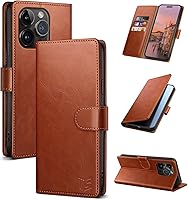 Vista 24 de SUANPOT Funda tipo cartera para iPhone 14 Pro de 6.1 pulgadas con bloqueo RFID, tarjetero de crédito, funda protectora de piel sintética con tapa