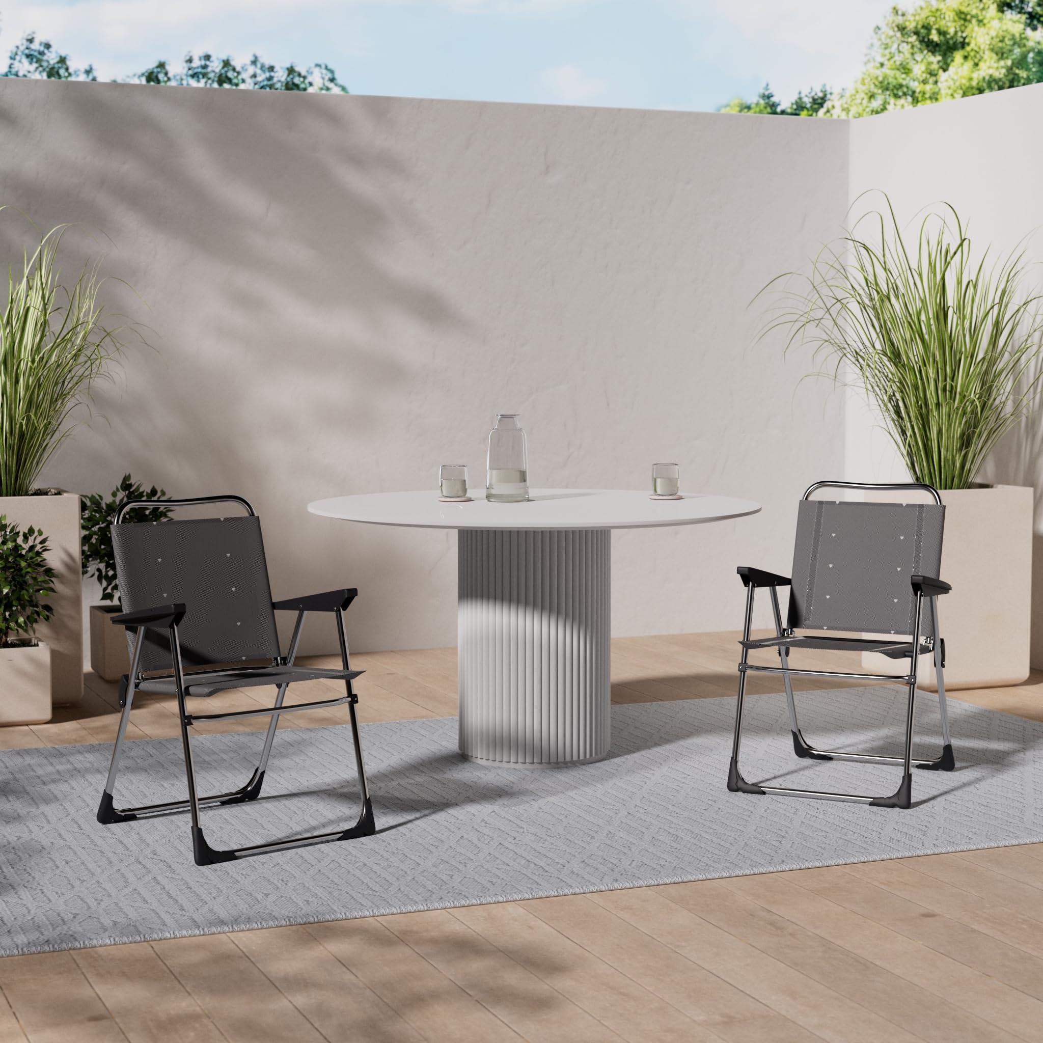 Crespo - Chaise - AL-219 - Gris foncé (40)