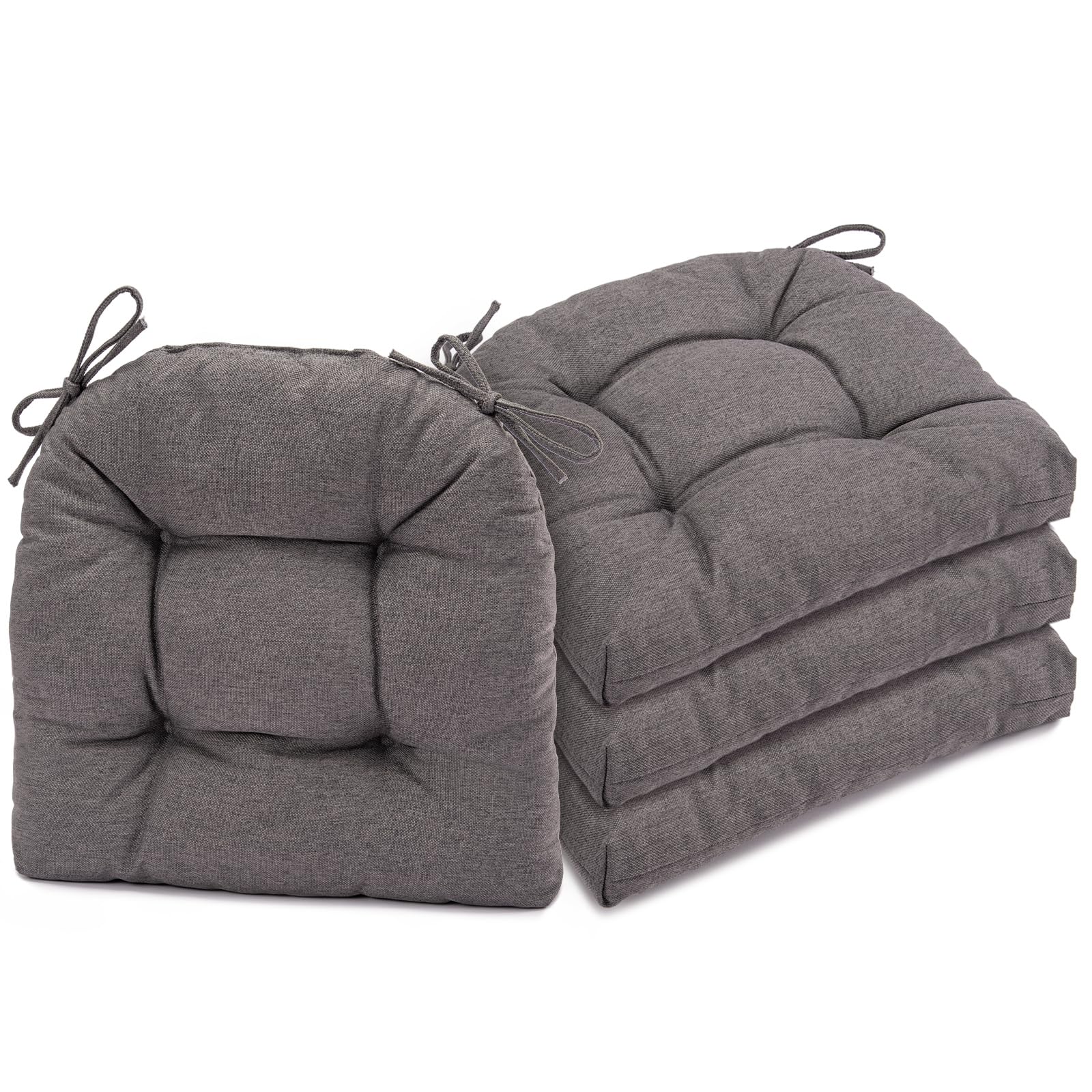 SQUARE MOON Chair Cushions for Dining Chairs, 3 Inch Thick