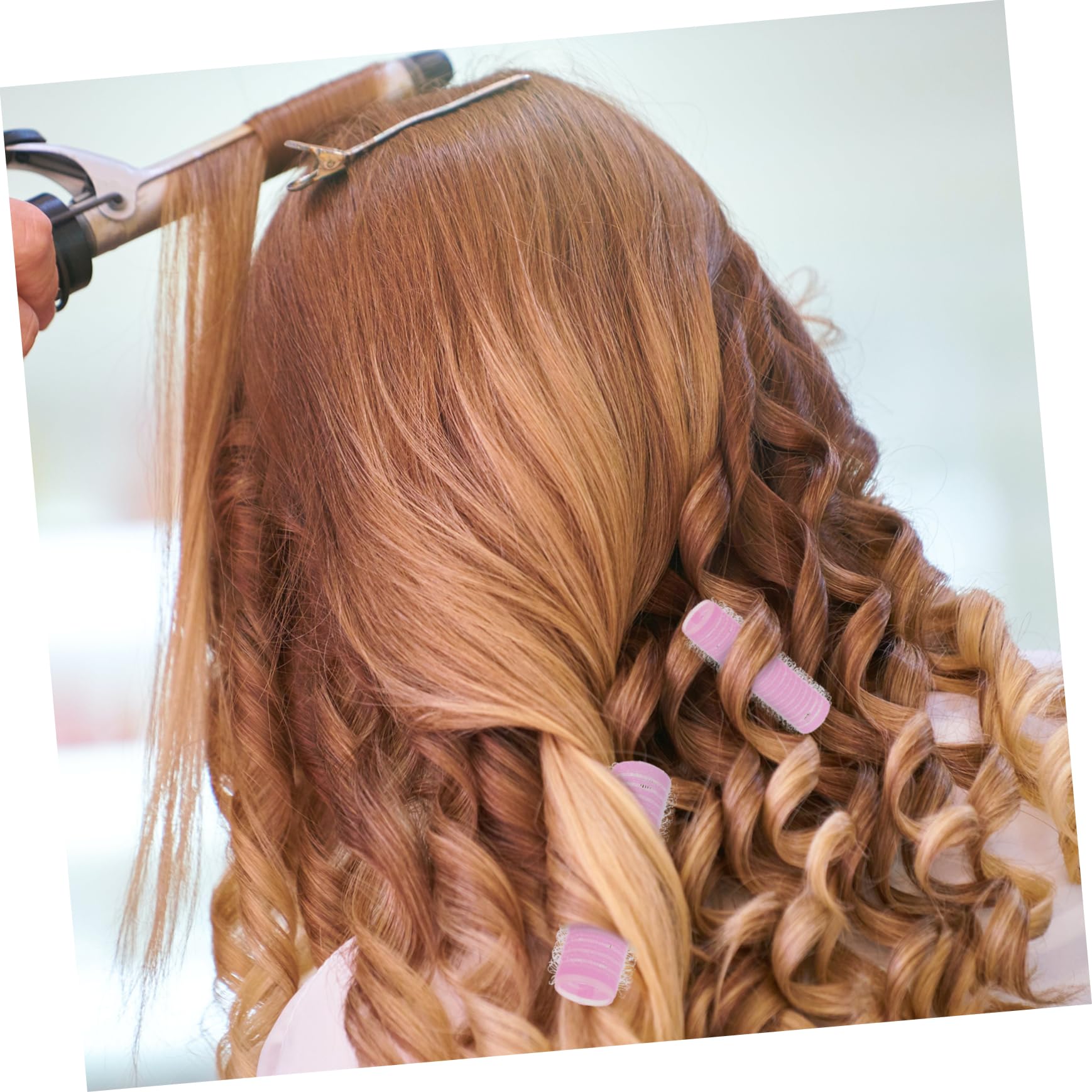 PartyKindom 6pcs Hair Curls Styling Curlers Hair Rollers Hair Curler Curling Styling Tools