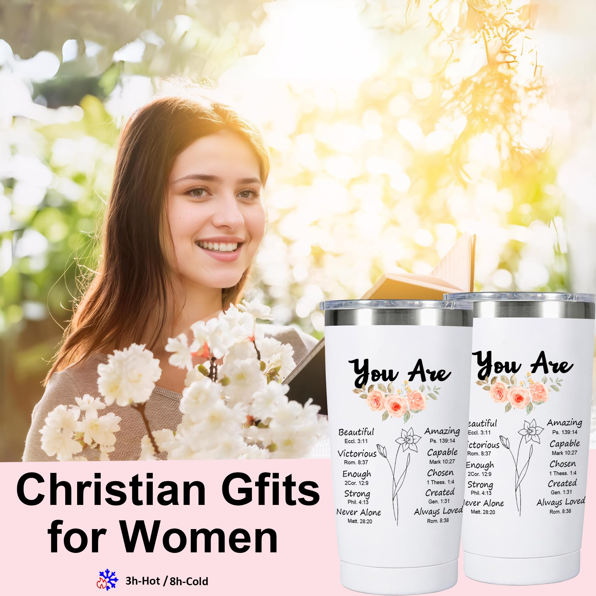 Regalos cristianos para mujeres, cesta de regalos religiosos inspiradores, juego de manta de vaso espiritual católico, regalo de cumpleaños para madre, esposa, hermana, mejor amiga