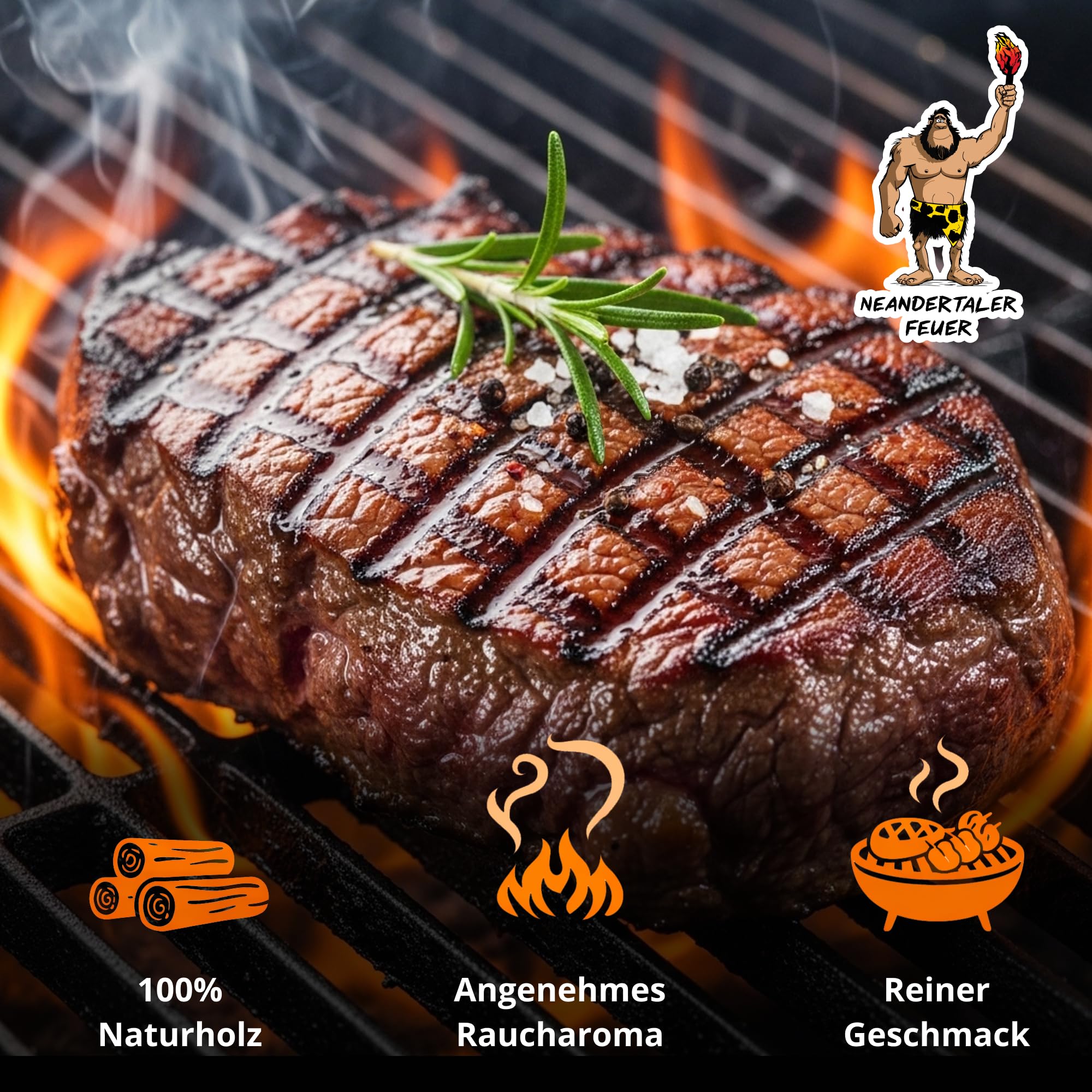 Tischgrillkohle Holzkohle Grillkohle – 7,5 kg Grill Kohle für Tischgrill Balkon Dutch Oven Minigrill BBQ | Grillholzkohle Buchenholzkohle Charcoal Barbecues | Restaurant Qualität