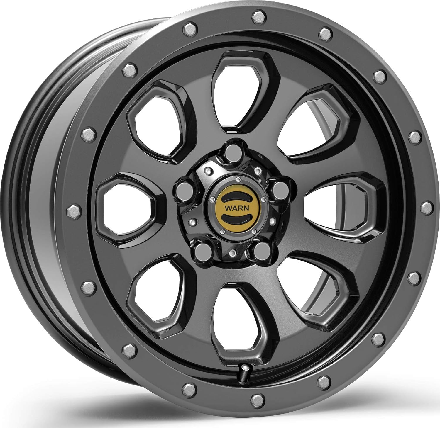 WARN 106690 Epic Wheels, Fits: Jeep Wrangler JL, JK and Gladiator JT - Jackhammer, Gunmetal Grey
