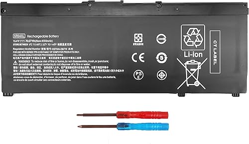 Batería para portátil SR04XL SR03XL para HP Omen 15 15-cx0xxx 15-ce0xx 15-dc0xxx 15-cb0xx Pavilion Gaming 15-dc1058wm 15-dc1054nr 15-cx 15-dc0052nr