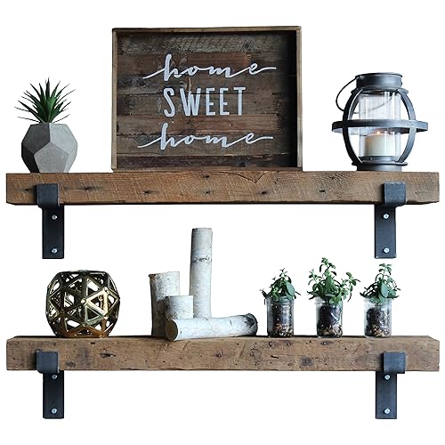 Barn Wood Shelf Amazon Com