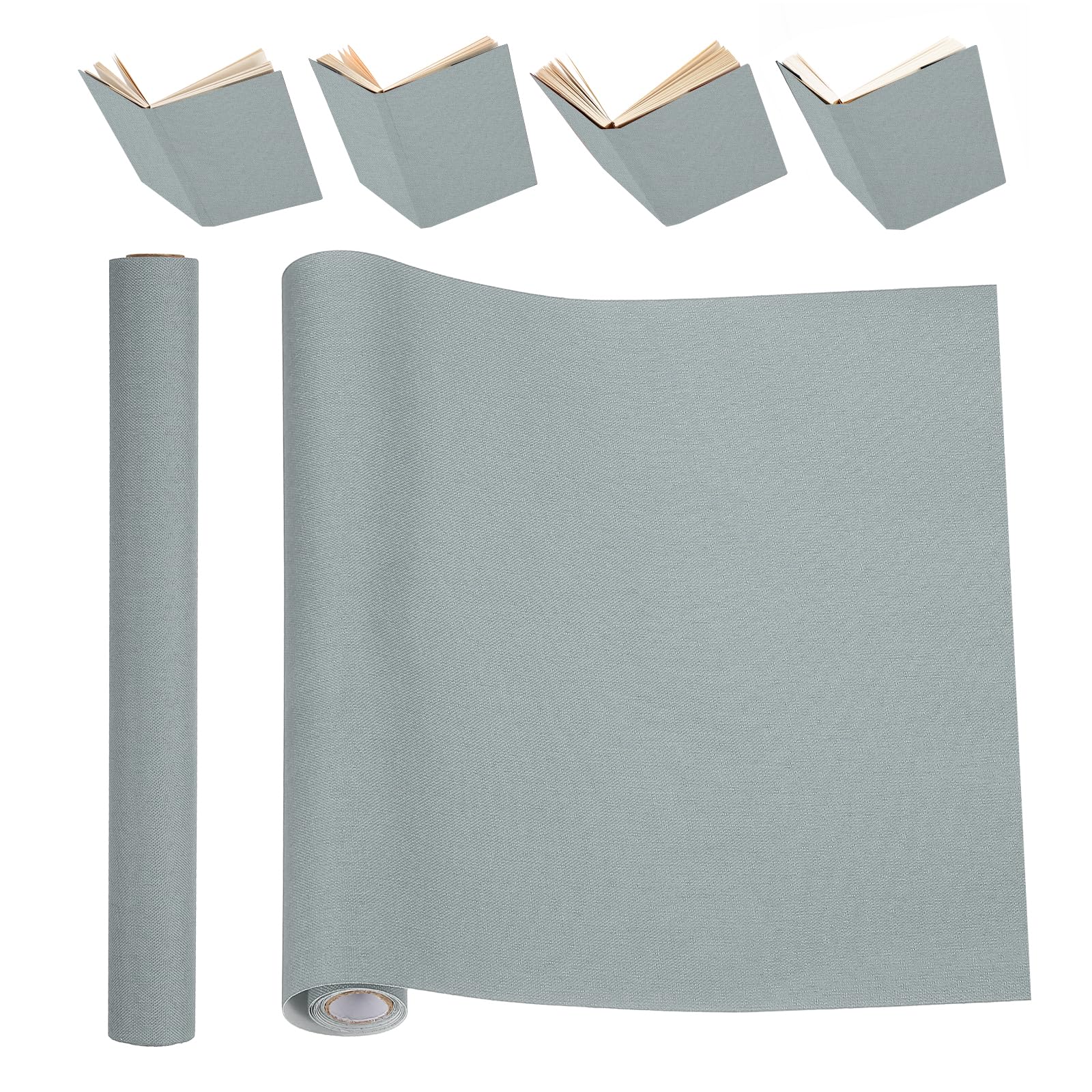 PATIKIL Book Binding Cloth, 51 x 11 Inches Book Cloth for Binding Repairing Fabric Surface Paper Backed Bookbinding Supplies