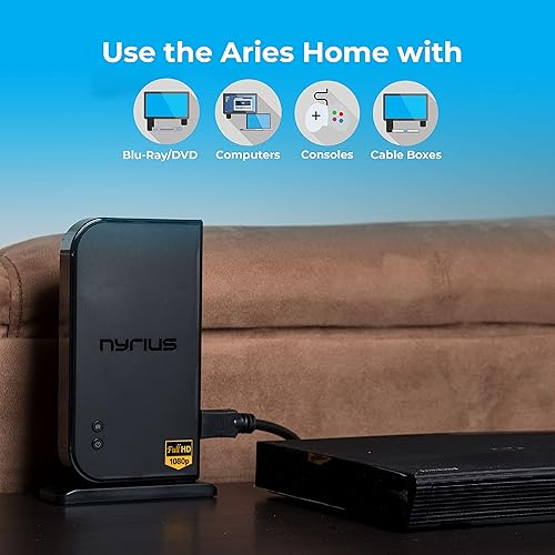 Miniatura 4 de Nyrius Aries Home HDMI Digital Wireless Transmitter & Receiver for HD 1080p Video Streaming, Cable Box, Satellite, Bluray, DVD, PS3, PS4, Laptops,