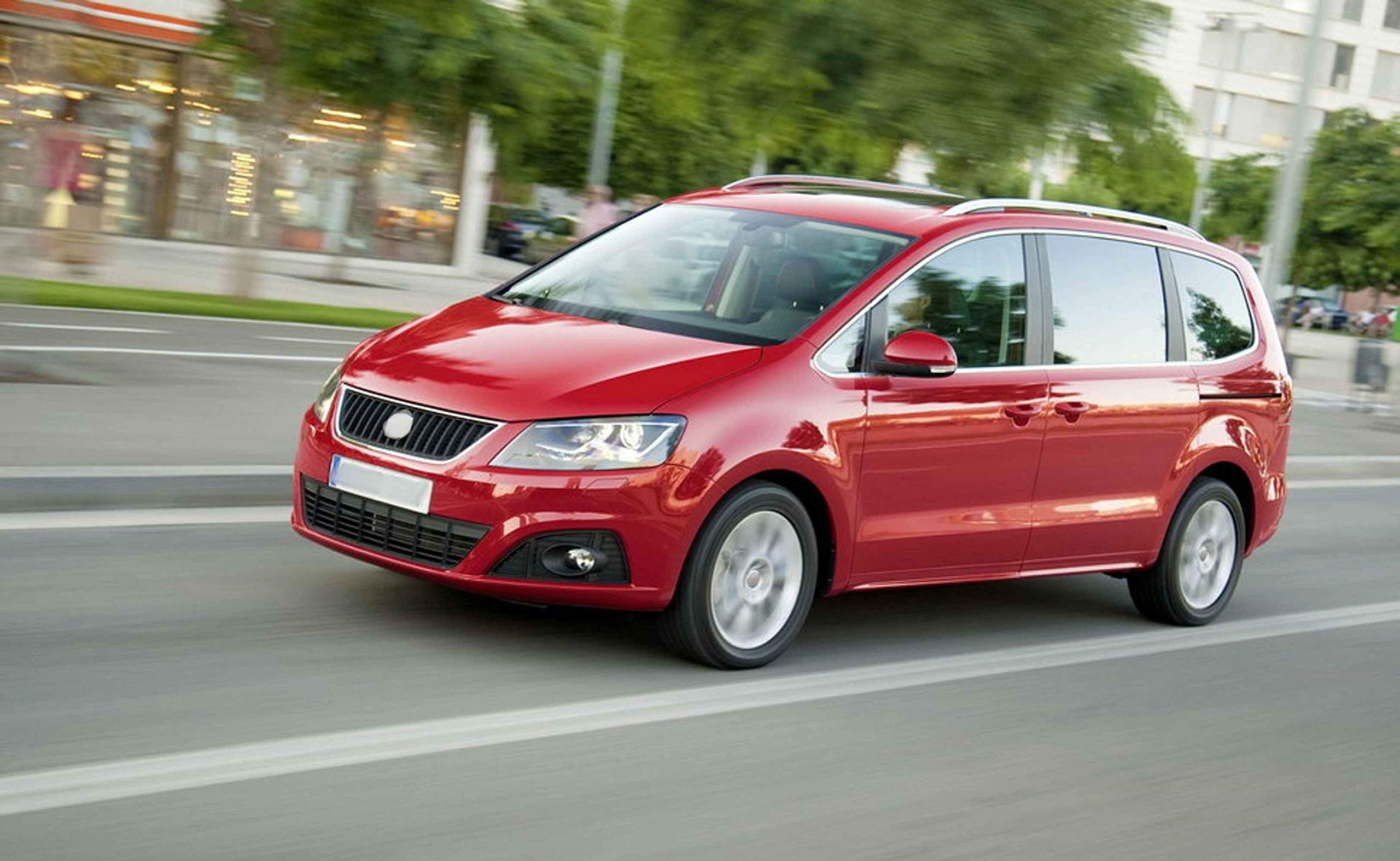 Tappetini Gomma Auto Su Misura Per SEAT Alhambra (7 Posti 2010-) E VW Sharan (7 Posti 2010-) - Antiscivolo Con Bordi Rialzati