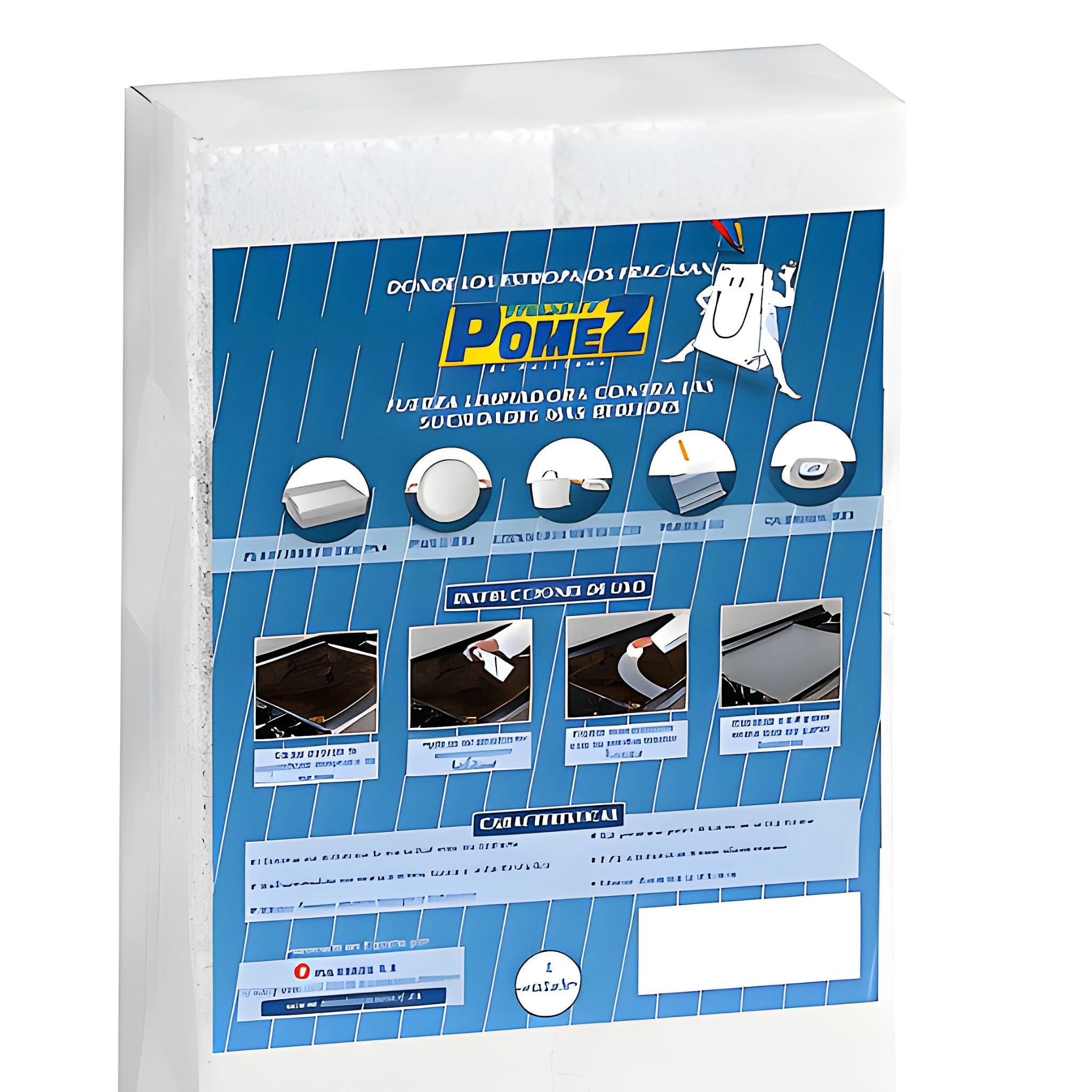 Bricoloco Piedra pómez Blanca Especial Limpieza de planchas de Cocina. Elimina Grasa y Suciedad difícil en Las cocinas. Origen Natural sin aditivos químicos (Pack 24 uds.)