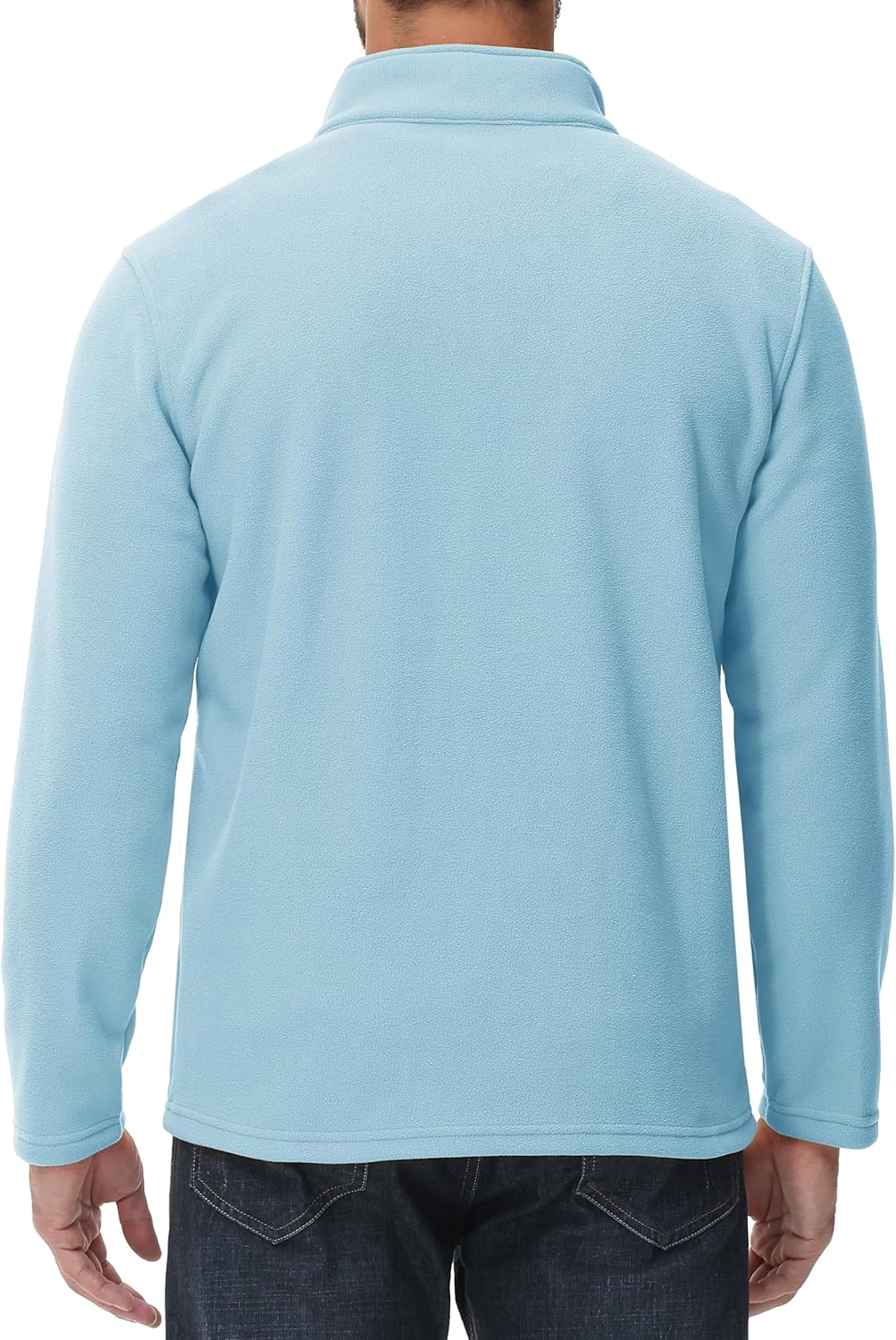 MAGCOMSEN Men's Quarter Zip Pullover Polar Fleece Sweatshirt Casual Long Sleeve Shirts for Men Winter Fall Thermal