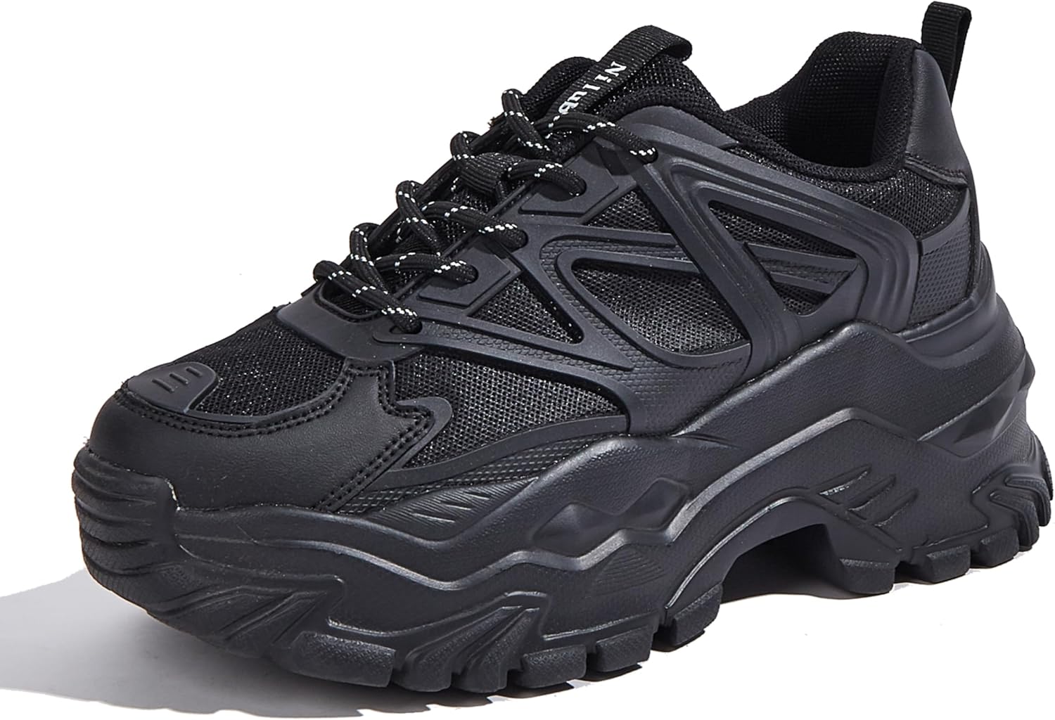 Niluber Chunky Sneakers for Women Platform Sneakers for Women Comfortable Casual Tennis Shoes Lace Up Fashion Walking Shoes