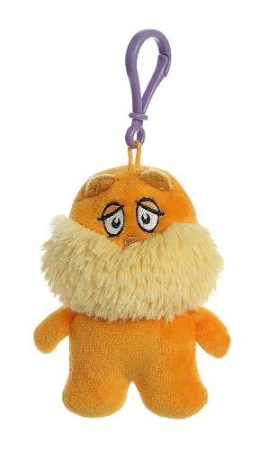 Aurora® Whimsical Dr. Seuss™ The Lorax Stuffed Animal - Magical Storytelling - Literary Inspiration - Orange 4 Inches