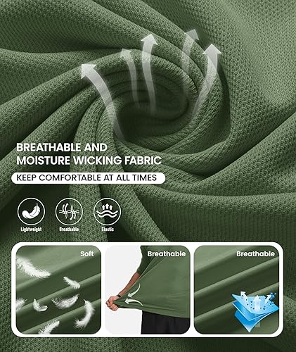 Vista 3 de ZITY Paquete de 2 camisas polo de manga corta para hombre, camisetas de golf deportivas para hombre, camisa táctica