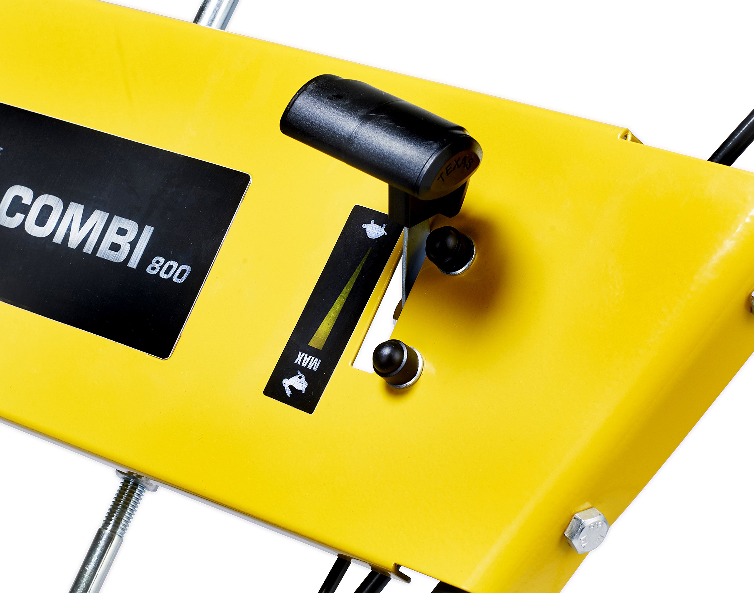 TEXAS Profi Kehrmaschine Benzin 80cm Combi 800TGE E-Starter Set 2in1 Schneekehrmaschine Motorbesen Laubkehrer Schneeräumer mit Radantrieb | 4 Takt | 5,7PS | 4+1 Gänge | Grundgerät inkl. Kehrbesen