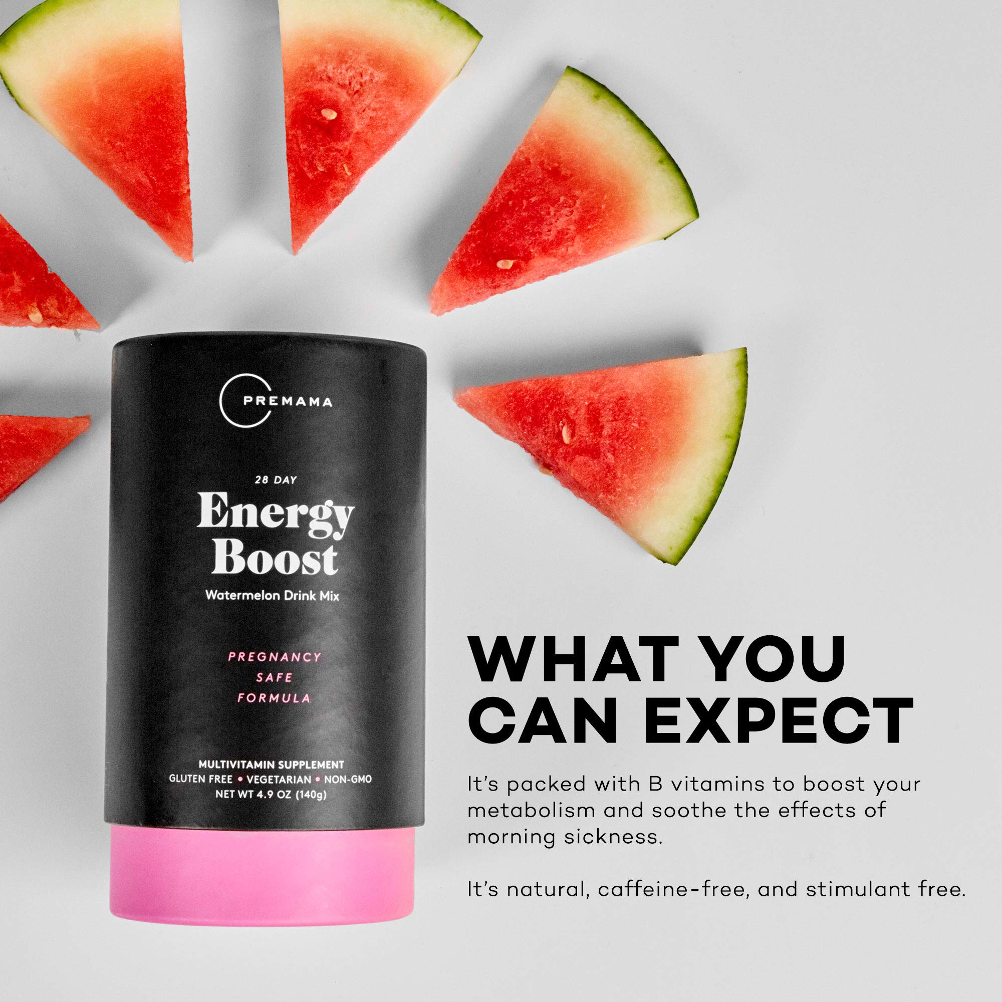 Premama Prenatal Energy Boost Drink Mix Caffeine Free Energy