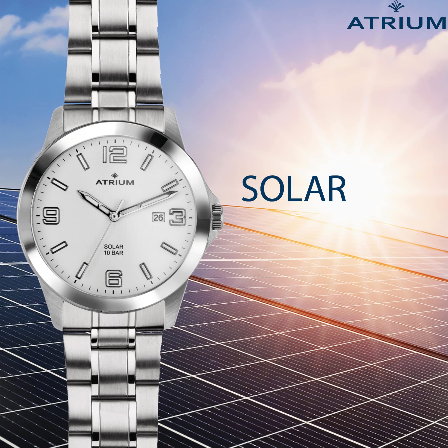 Atrium Reloj Plateado para Hombre A32-30