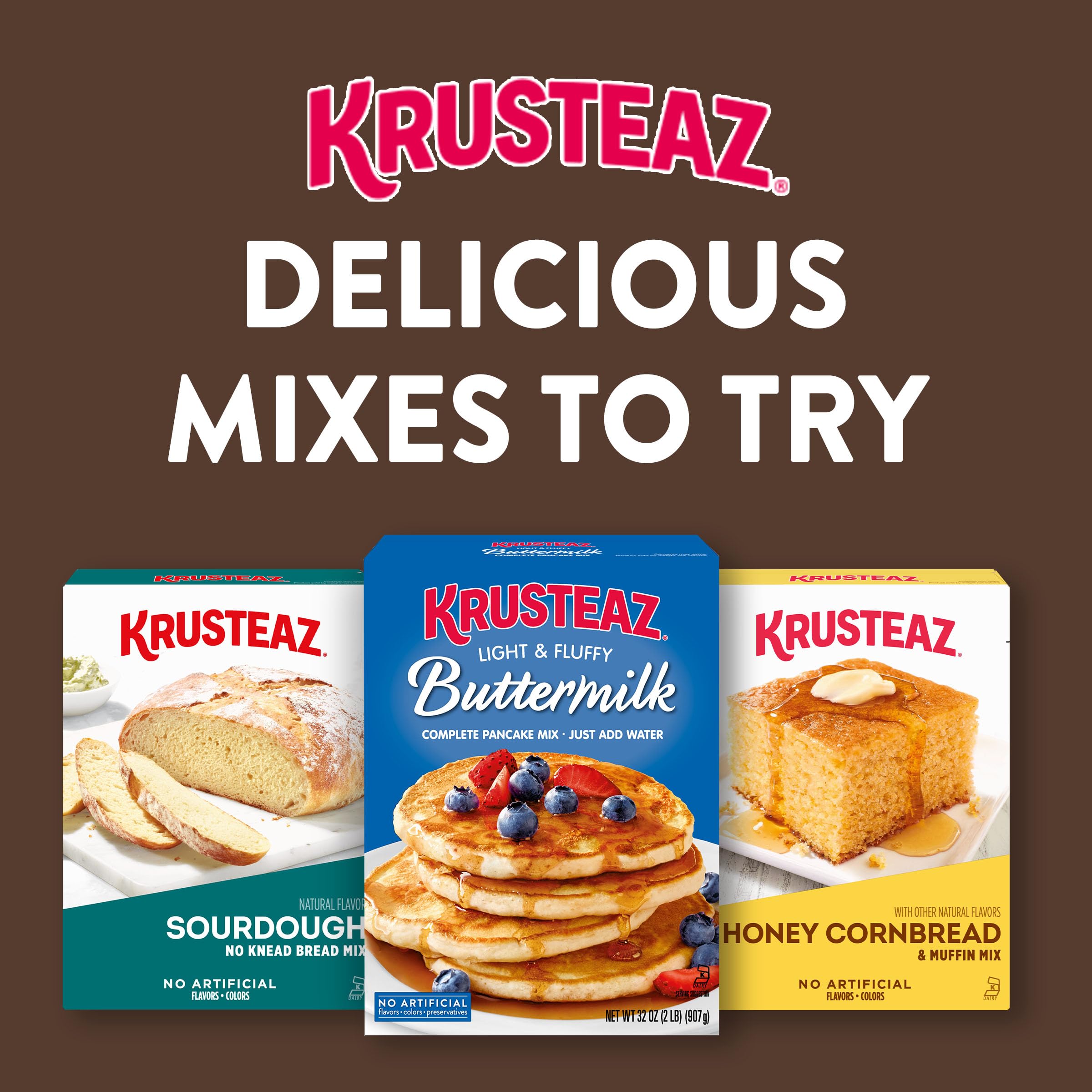 Krusteaz Double Chocolate Supreme Muffin Mix, 20-Ounce Boxes (Pack of 12)
