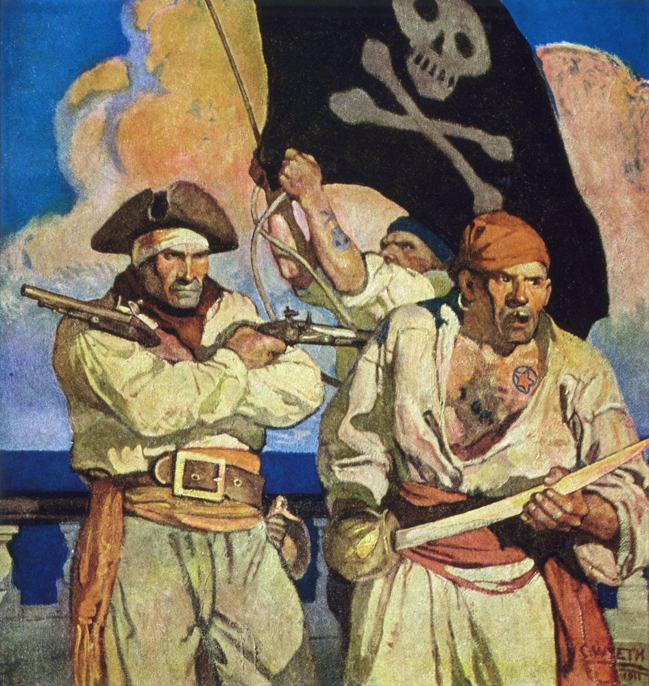 Amazon.co.jp: Wyeth Treasure Island Nillustration 1911 NC Wyeth